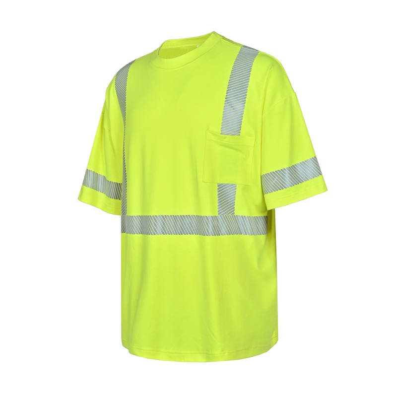 GR7603 FR Shirts Lime with Segmented Reflective Tape (2)